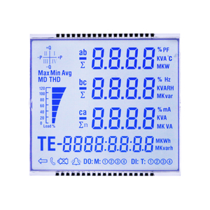 Energy meter segmengt lcd display