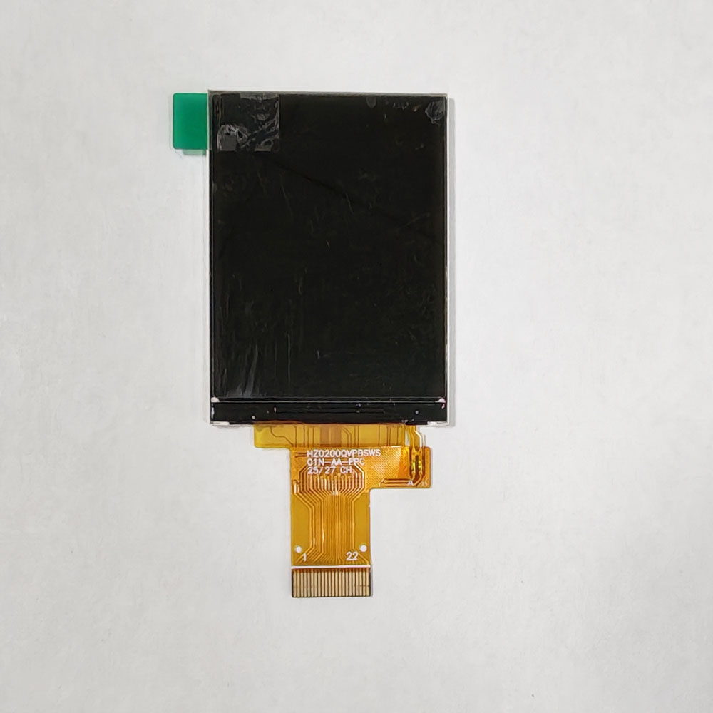 2.0" TFT display