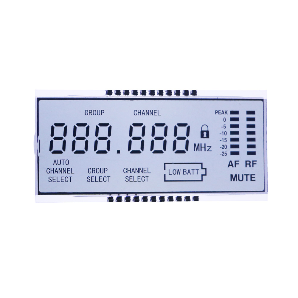 Energy meter segmengt lcd display