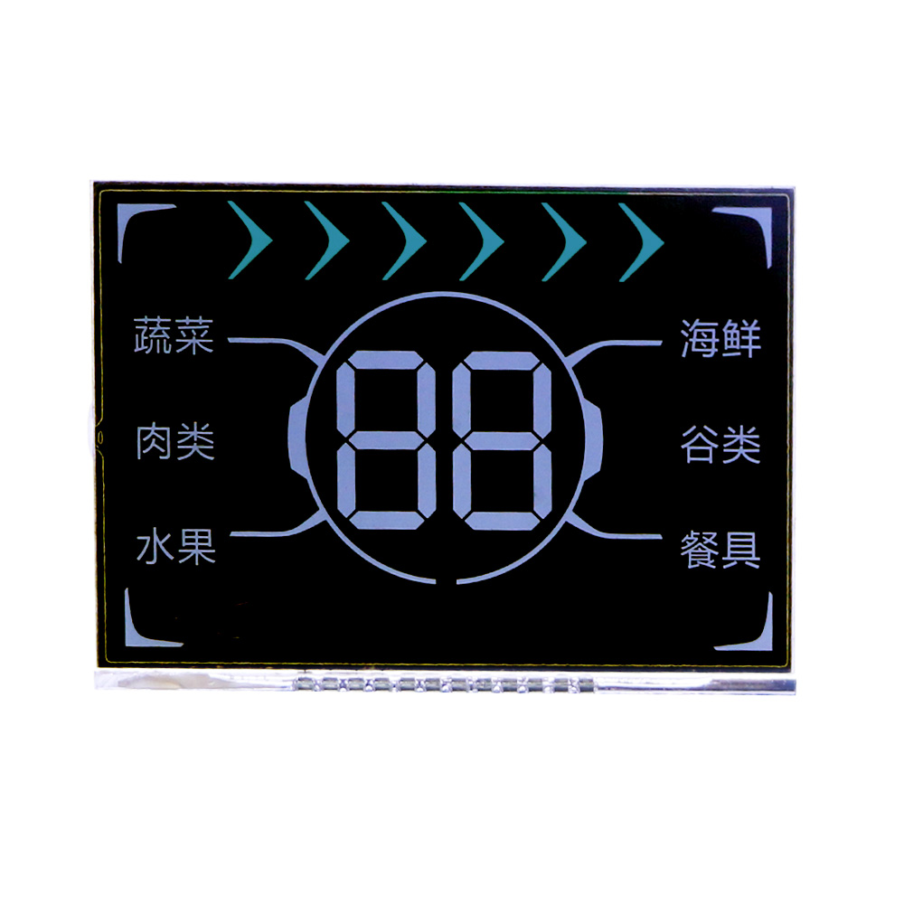 Blue background TN lcd Display