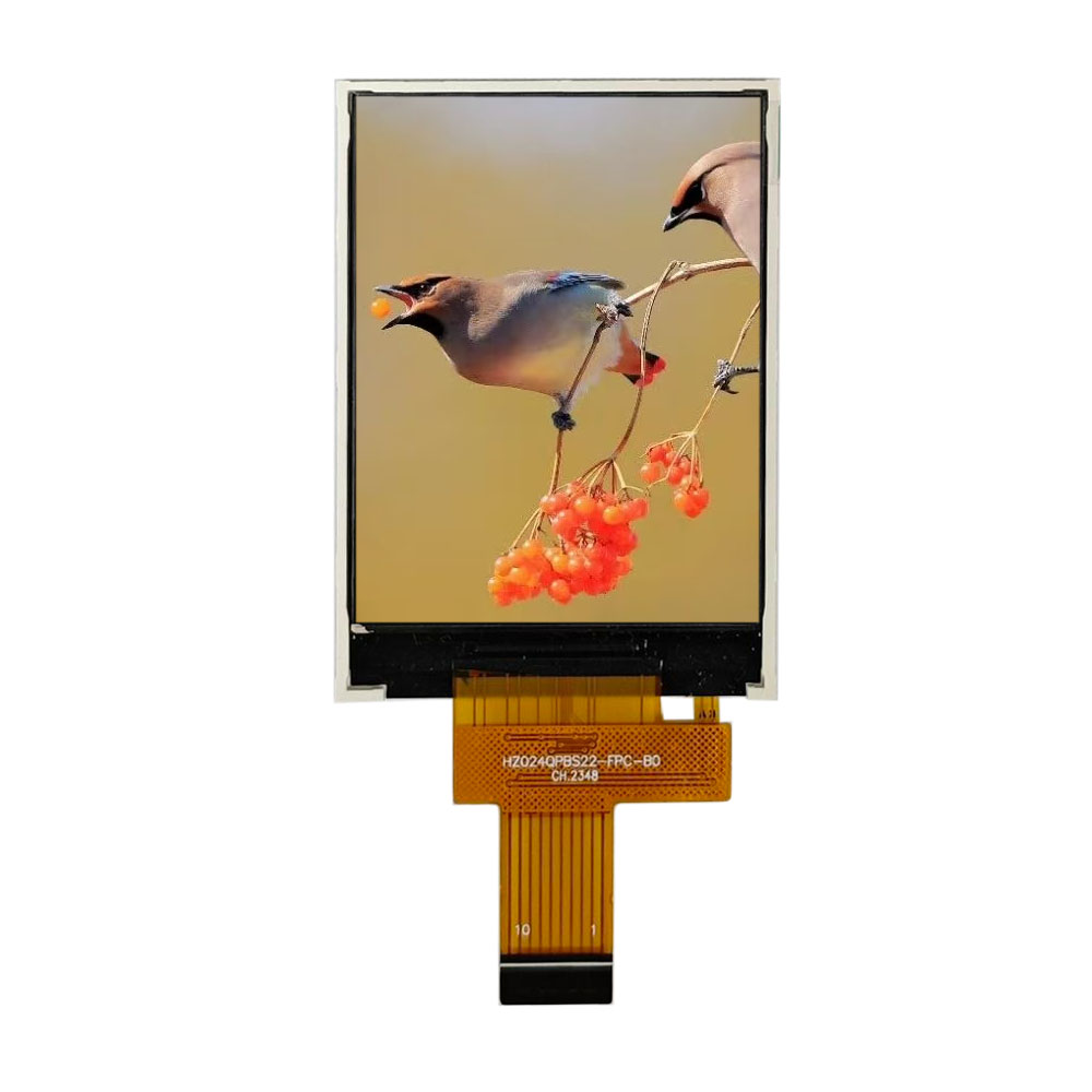 2.4" TFT display
